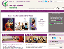 Tablet Screenshot of hotyogawellness.com